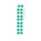 Nevs DirThermal Cryo Label 9.5mm Dots for 1.5ml Tubes/Vials Green Roll Form LDTC-38-4-G - alternate 1